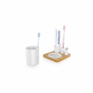 Подставка для зубной пасты и щеток со стаканчиком