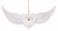 Фото Подвесной декор Сердце с крыльями
