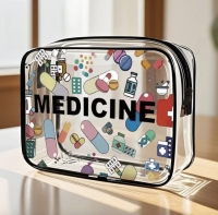 Прозрачная сумка-аптечка  travel 20см medicine