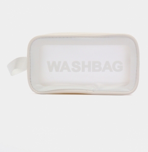 Прозрачная сумка-косметичка Washbag Medium White 26см