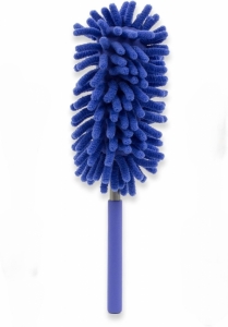 Щетка для уборки пыли пипидастр телескопическая (фиолетовая)