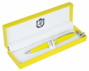 Шариковая ручка в подарочном футляре Хели lime