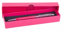 Шариковая ручка в красном подарочном футляре Мидас