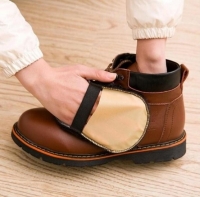 Шерстяная щетка для чистки и полировки обуви