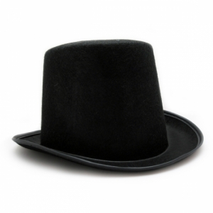 Шляпа Цилиндр из фетра (черный)