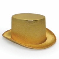 Шляпа Цилиндр золотая