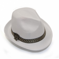 Шляпа Федора (белая)