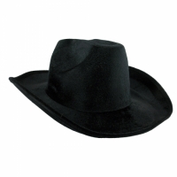 Шляпа Ковбоя велюровая (черная)