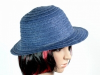 Соломенная шляпа Бебе 29 см синий