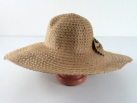 Соломенная шляпа Котьир 48 см светло-коричневая