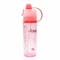Фото Спортивная бутылка для воды с распылителем New B pink