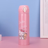 Термос із клапаном та напувалкою Hello Kitty