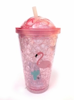 Термостакан Ice Cap Фламинго (Розовый)