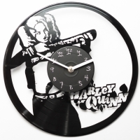 Виниловые часы Harley Quinn