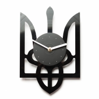 Виниловые часы Тризуб