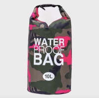Водонепроницаемая сумка 10 л камуфляж Розовый waterproof bag