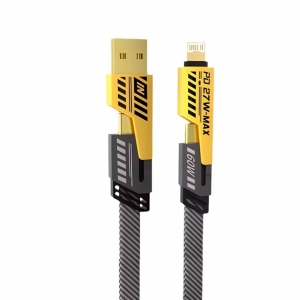 Зарядный кабель 4 в 1 PD 65W для быстрой зарядки USB Lightning Type-C